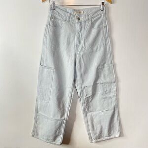Levi’s‎ High Rise Wide Leg Crop Utility Light Wash Jeans Size 27